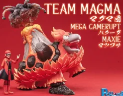 1/20 Scale World Zukan Villainous team Series 001 Team Aqua & Team Magma - Pokemon Resin Statue - PCHouse Studios