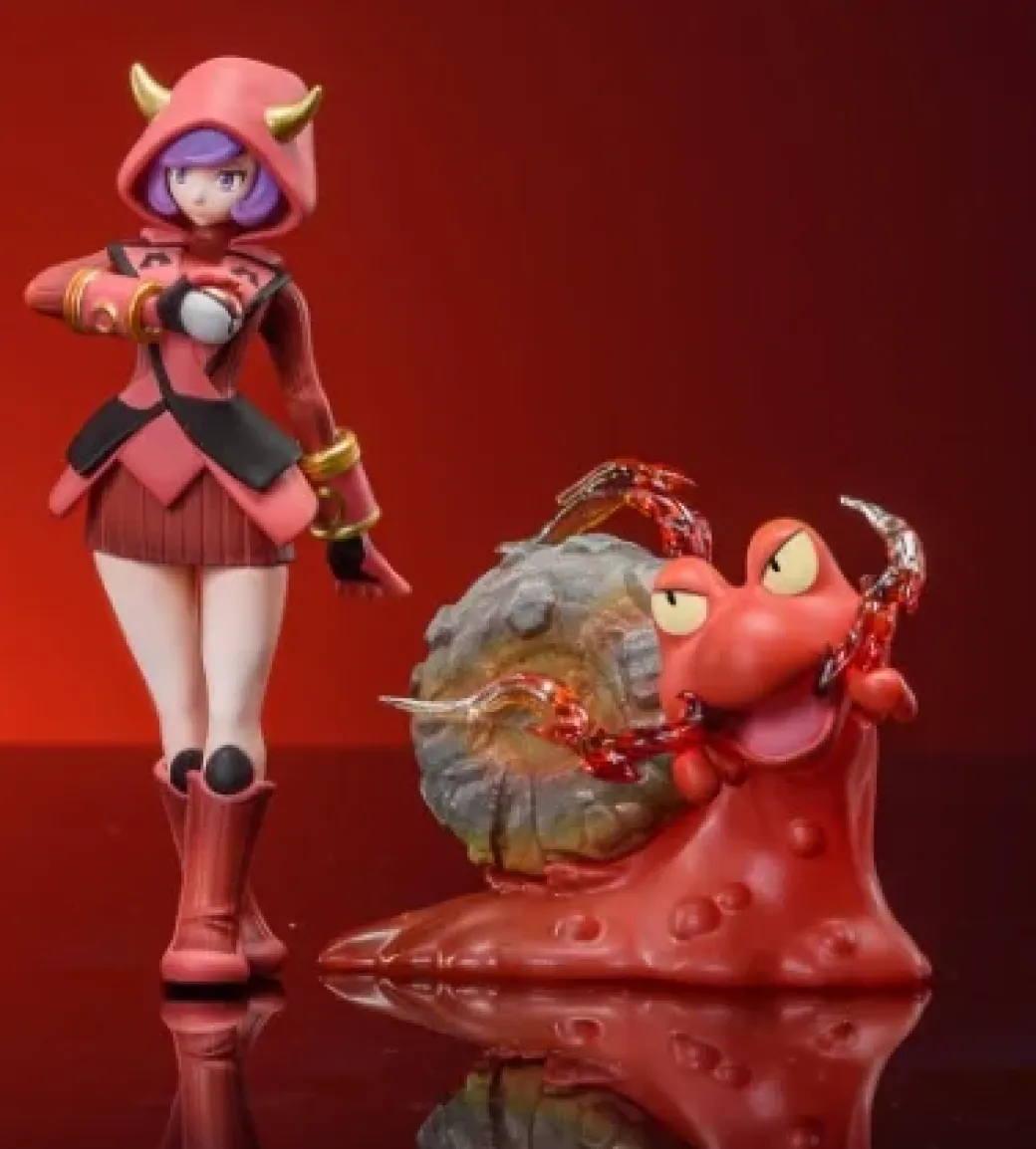 1/20 Scale World Zukan Villainous team Series 002 Team Aqua & Team Magma - Pokemon Resin Statue - PCHouse Studios