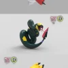 1/20 Scale World Zukan Zangoose & Seviper & Pikachu - Pokemon Resin Statue - EC-Studio