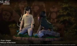 1/6 Scale Wrap Scarf 2.0 Eren Yeager & Mikasa Ackerman - Attack On Titan Resin Statue - Sure Studio