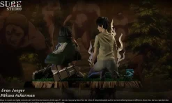 1/6 Scale Wrap Scarf 2.0 Eren Yeager & Mikasa Ackerman - Attack On Titan Resin Statue - Sure Studio
