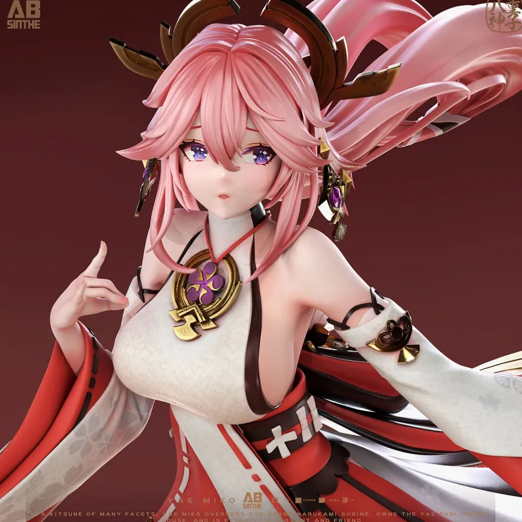 1/6 Scale Yae Miko - Genshin Impact Statue - ABsinthe Studios