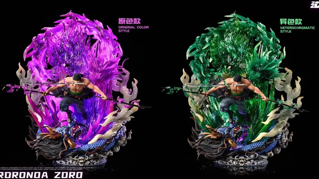 1/6 Scale Yama Roronoa Zoro with LED - ONE PIECE Resin Statue - ZZDD Studios