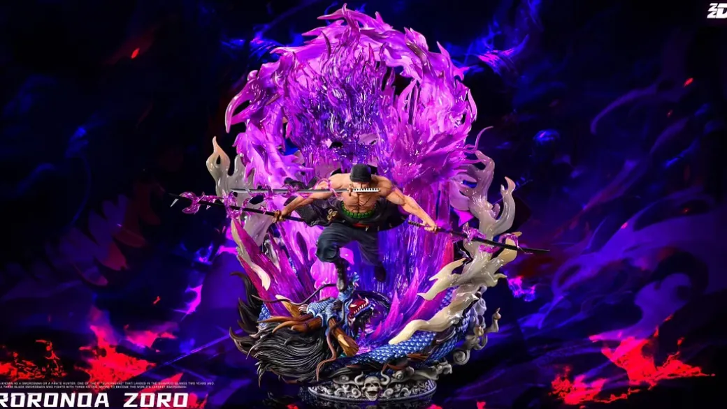 1/6 Scale Yama Roronoa Zoro with LED - ONE PIECE Resin Statue - ZZDD Studios