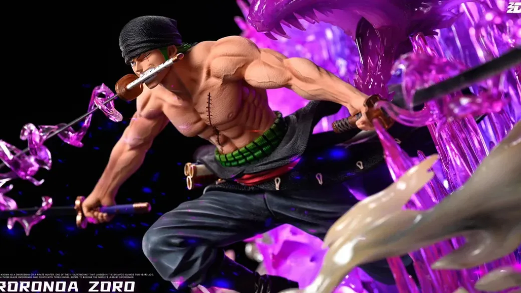 1/6 Scale Yama Roronoa Zoro with LED - ONE PIECE Resin Statue - ZZDD Studios