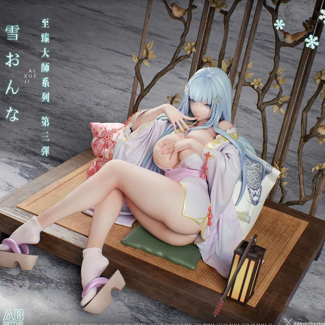 1/4 Scale Yuki Onna - Bishoujo Mangekyou Ibun Yuki Onna Statue - ABsinthe Studios