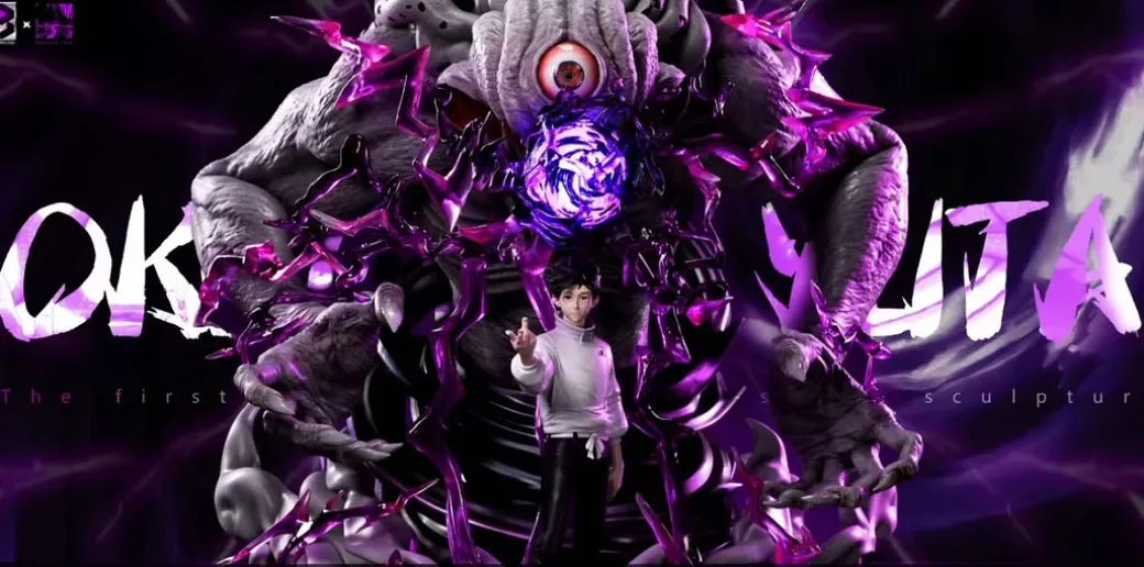 1/6 Scale Yuta Okkotsu & Rika Orimoto - Jujutsu Kaisen Resin Statue - Black And White Studio