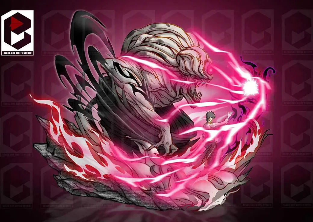 1/6 Scale Yuta Okkotsu & Rika Orimoto - Jujutsu Kaisen Resin Statue - Black And White Studio