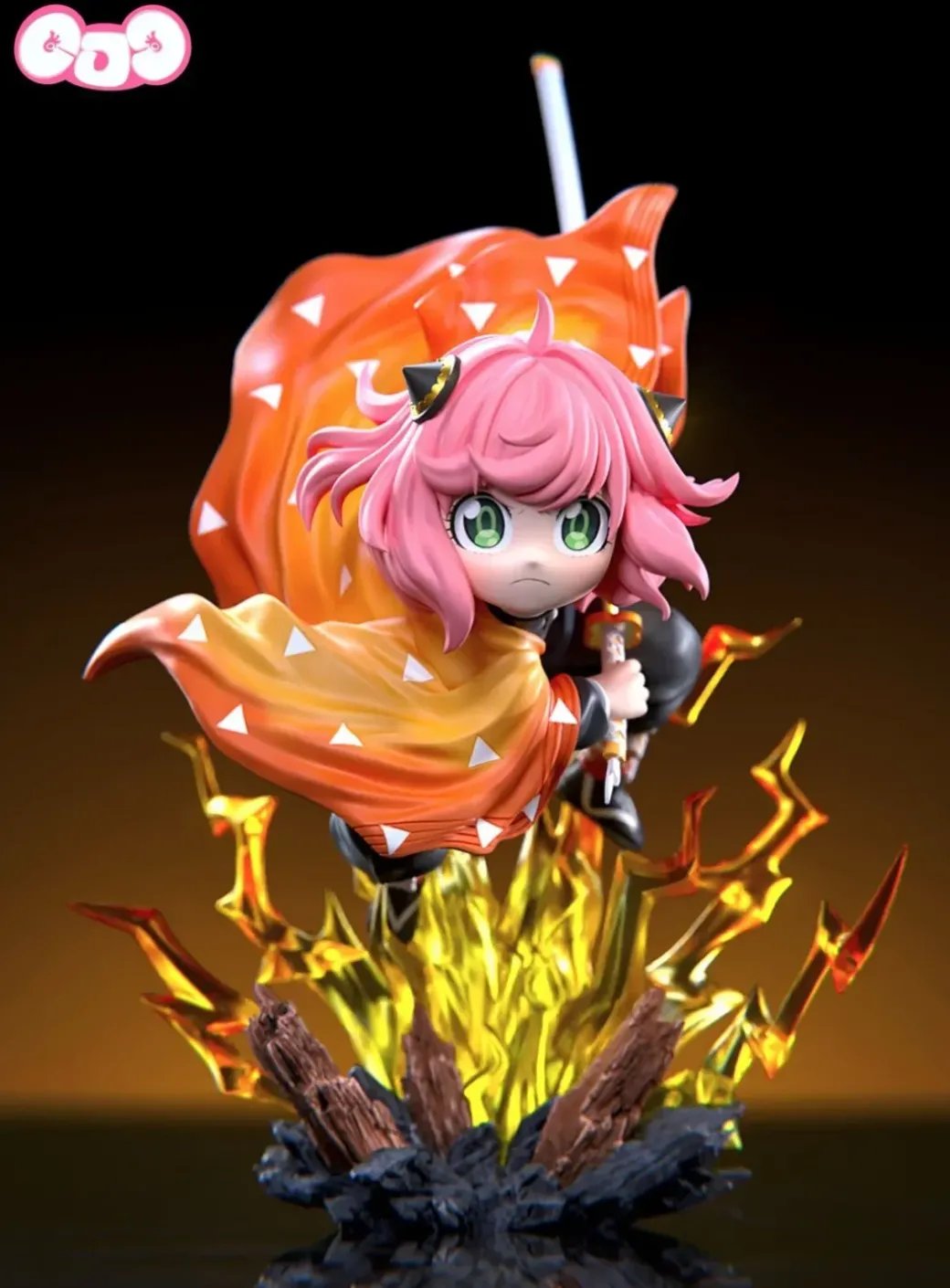 1/6 Scale Zenitsu Agatsuma Cosplay Anya Forger - Demon Slayer: Kimetsu No Yaiba SPY X FAMILY Resin Statue - GJJ Studio