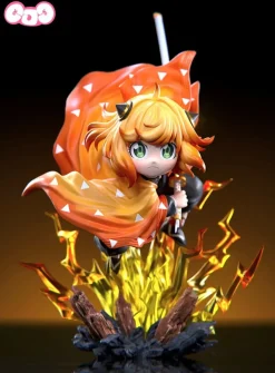 1/6 Scale Zenitsu Agatsuma Cosplay Anya Forger - Demon Slayer: Kimetsu No Yaiba SPY X FAMILY Resin Statue - GJJ Studio
