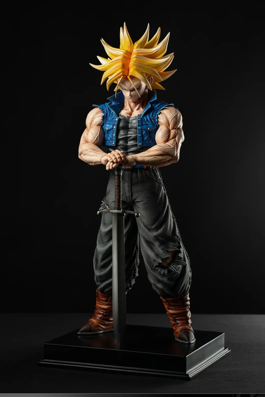 1/4 Scale Zukan Series Future Trunks - Dragon Ball Resin Statue - Two Percent Studio
