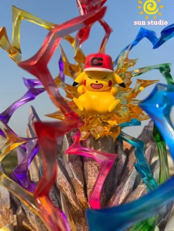 10,000,000 Volt Thunderbolt Pikachu - Pokemon Resin Statue - sun Studio