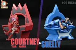 1/20 World Zukan Courtney & Shelly - Pokemon Resin Statue - FangTang Studio