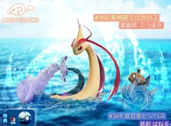 1/20 World Zukan Evolution of Milotic Set - Pokemon Statue - Andy Studio