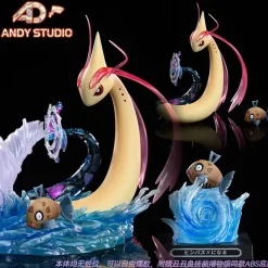 1/20 World Zukan Evolution of Milotic Set - Pokemon Statue - Andy Studio