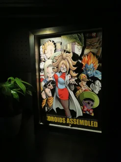 A3 & A4 Size Androids Assembled 3D Decoration Painting - Dragon Ball - Raven Studio