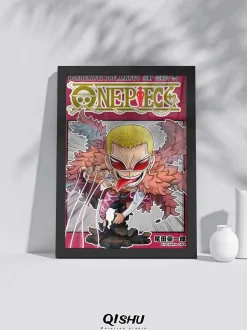 A3 & A4 Size Characters of ONE PIECE POP Scale Donquixote Doflamingo Decoration Painting - ONE PIECE - QiShu Studios