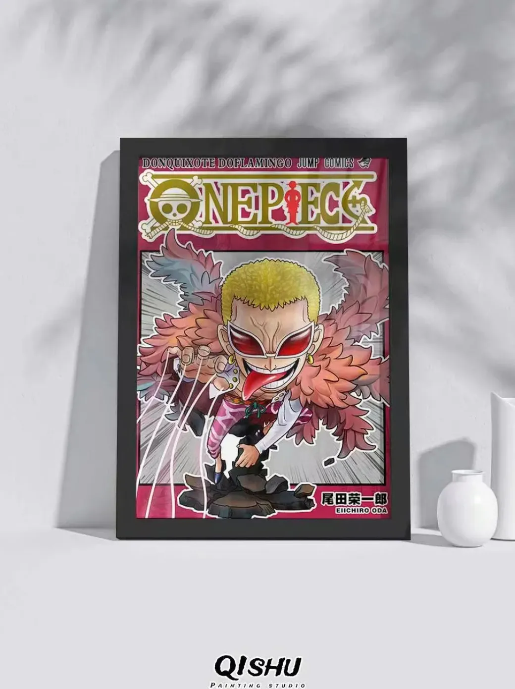 A3 & A4 Size Characters of ONE PIECE POP Scale Donquixote Doflamingo Decoration Painting - ONE PIECE - QiShu Studios