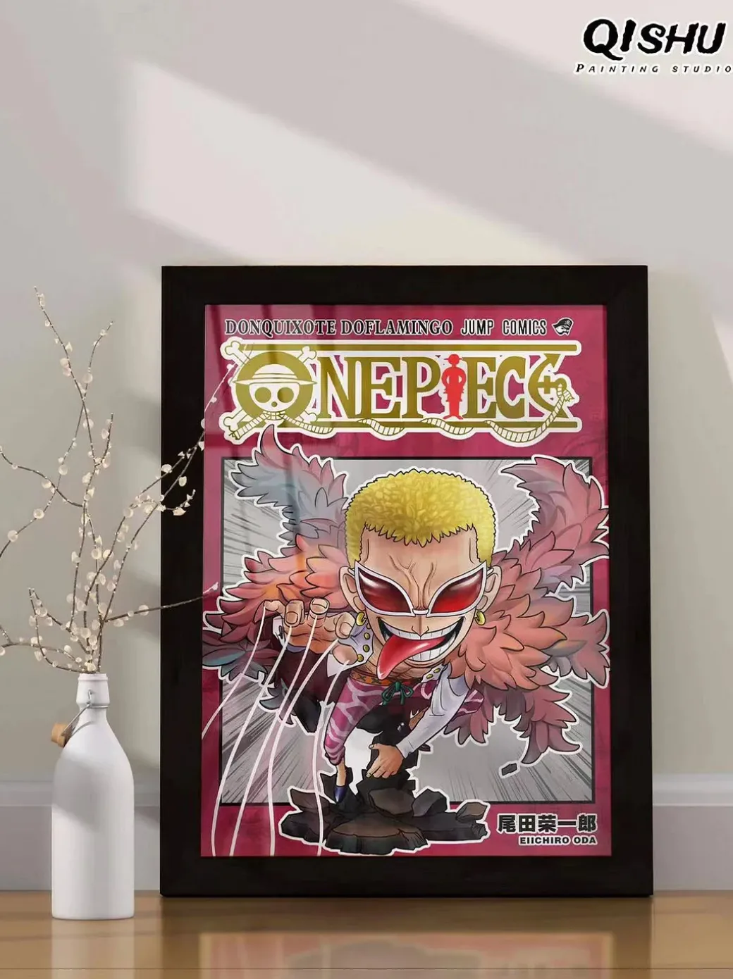 A3 & A4 Size Characters of ONE PIECE POP Scale Donquixote Doflamingo Decoration Painting - ONE PIECE - QiShu Studios