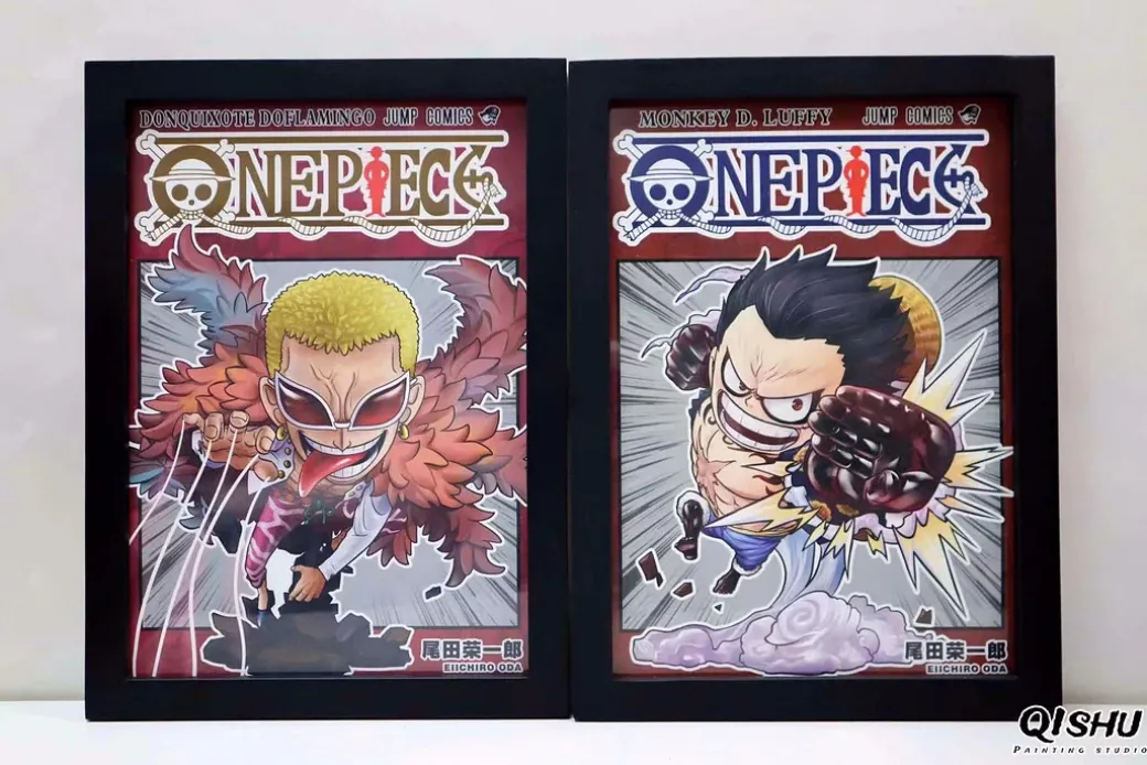 A3 & A4 Size Characters of ONE PIECE POP Scale Donquixote Doflamingo Decoration Painting - ONE PIECE - QiShu Studios