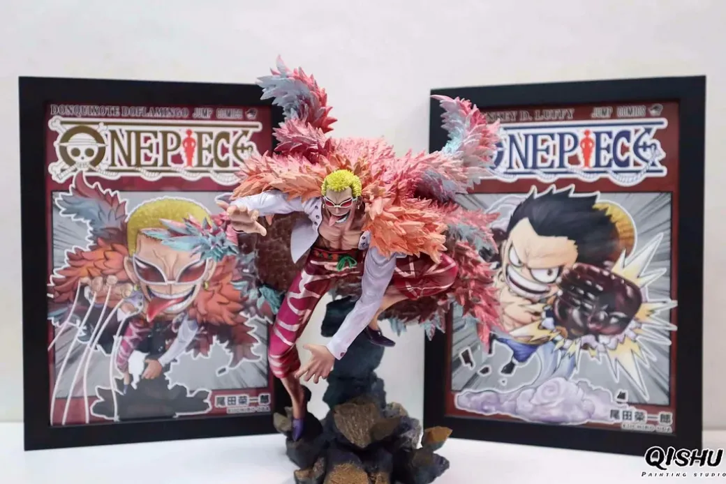 A3 & A4 Size Characters of ONE PIECE POP Scale Donquixote Doflamingo Decoration Painting - ONE PIECE - QiShu Studios