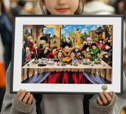 A3 Size Son Goku's Dinner Decorative Painting - Dragon Ball Decoration Painting - HuangGua Studio