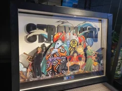 A3 Size Straw Hat Pirates 3D Decorative Painting - ONE PIECE - Raven Studio