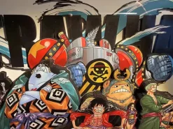 A3 Size Straw Hat Pirates 3D Decorative Painting - ONE PIECE - Raven Studio