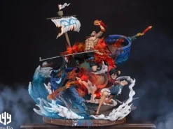 Ace, Sabo & Luffy with LED - ONE PIECE Resin Statue - LYY Studios