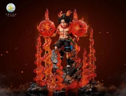 Advent of the Entei Portgas D. Ace with LED - ONE PIECE Resin Statue - T-H Studios