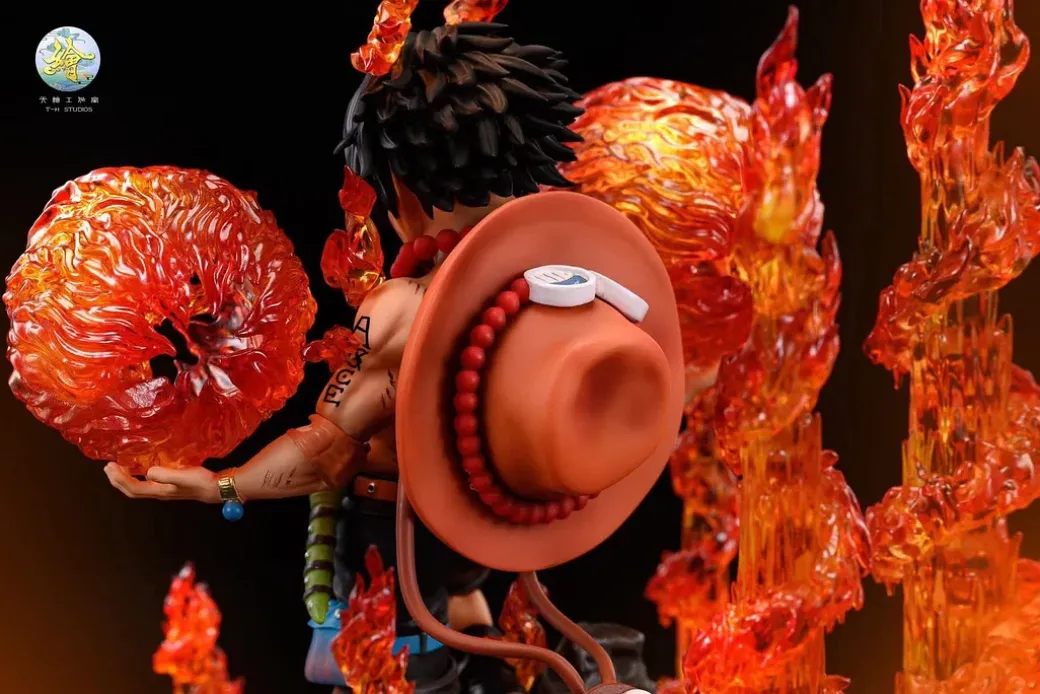 Advent of the Entei Portgas D. Ace with LED - ONE PIECE Resin Statue - T-H Studios