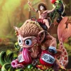 Adventure in Forest Monkey D. Luffy & Fish Tail Monkey - ONE PIECE Resin Statue - MJ Studio