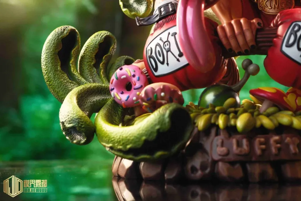 Adventure in Forest Monkey D. Luffy & Fish Tail Monkey - ONE PIECE Resin Statue - MJ Studio