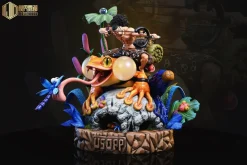 Adventure in Forest Usopp & Frog - ONE PIECE Resin Statue - MJ Studio
