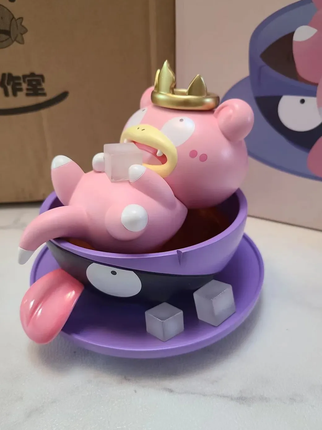 Afternoon Tea Series Slowpoke Coffee Cup - Pokemon Resin Statue - PoChan Studios