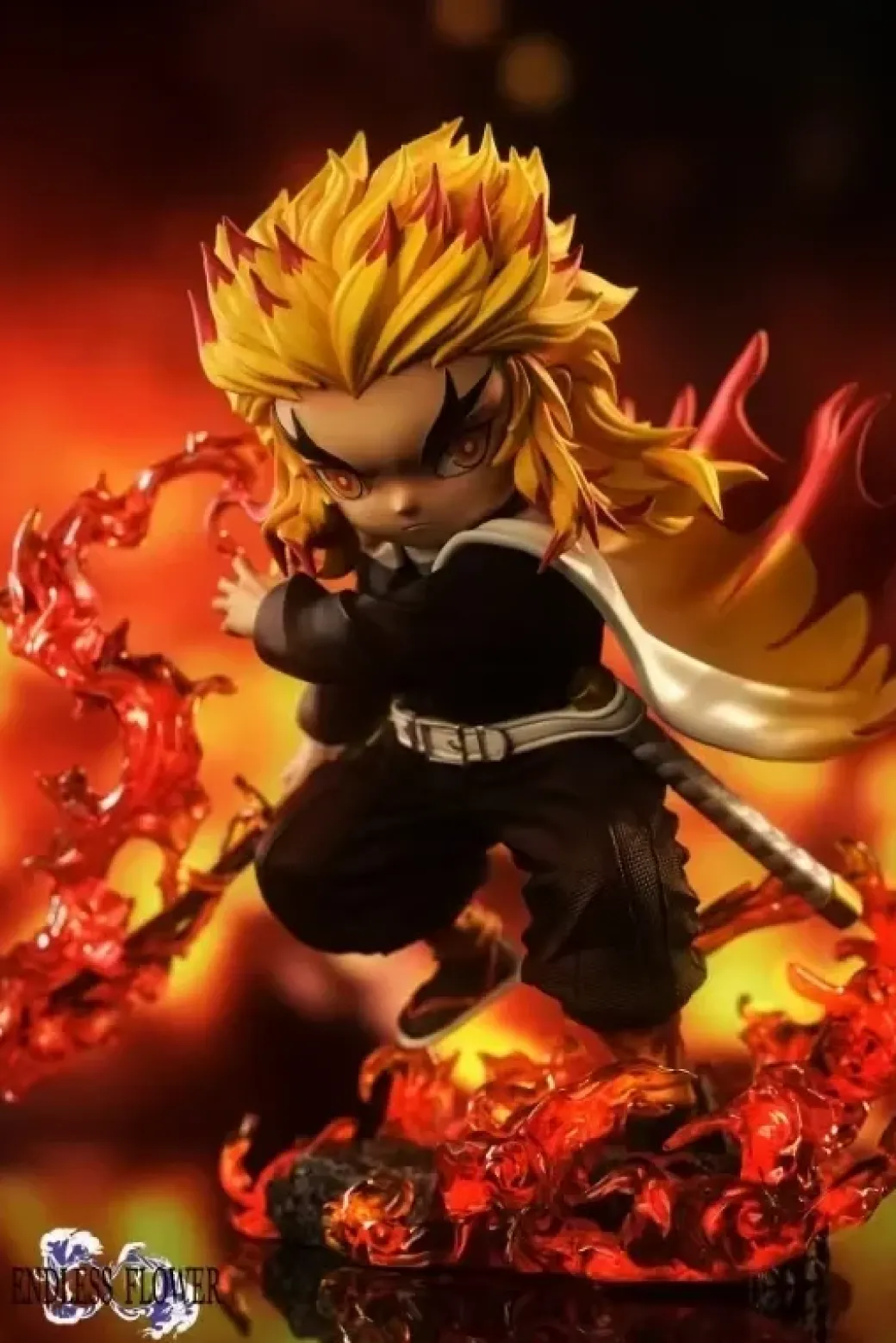 Ai Anime Series 002 Kyojuro Rengoku - Demon Slayer: Kimetsu no Yaiba Resin Statue - Endless Flower Studio
