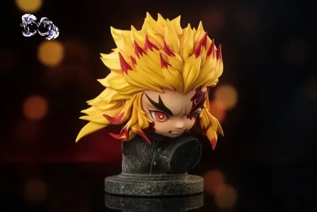 Ai Anime Series 002 Kyojuro Rengoku - Demon Slayer: Kimetsu no Yaiba Resin Statue - Endless Flower Studio