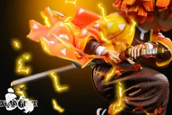 Ai Anime Series 001 Zenitsu Agatsuma - Demon Slayer: Kimetsu no Yaiba Resin Statue - Endless Flower Studio