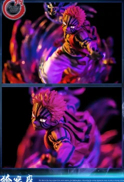 Akaza/ Hakuji with LED - Demon Slayer: Kimetsu no Yaiba Resin Statue - Fantasy Studios