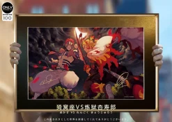 Akaza VS Rengoku Kyoujurou Special Commemorative Painting - Demon Slayer: Kimetsu No Yaiba Decorative Painting - Mystical Art Studios