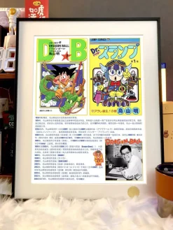 Akira Toriyama Special Dragon Ball & Norimaki Arare/ Arale Decorative Painting - Dragon Ball Dr. Slump - Xingkong Studio