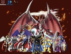 Alphamon - Digimon Resin Statue - Hanhan-Studio