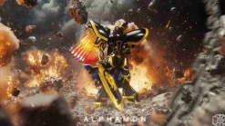 Alphamon - Digimon Resin Statue - DIGITAL TOY Studio