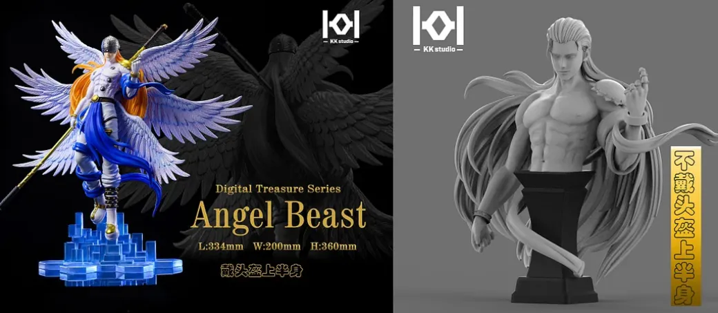 Angemon - Digimon Resin Statue - KK Studio
