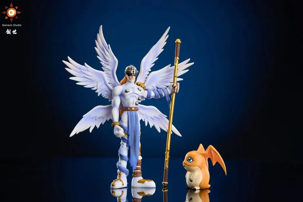 Angemon & Patamon - Digimon Resin Statue - Genesis-Studio