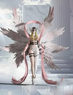 Angewomon & Angemon - Digimon Resin Statue - LD Studio