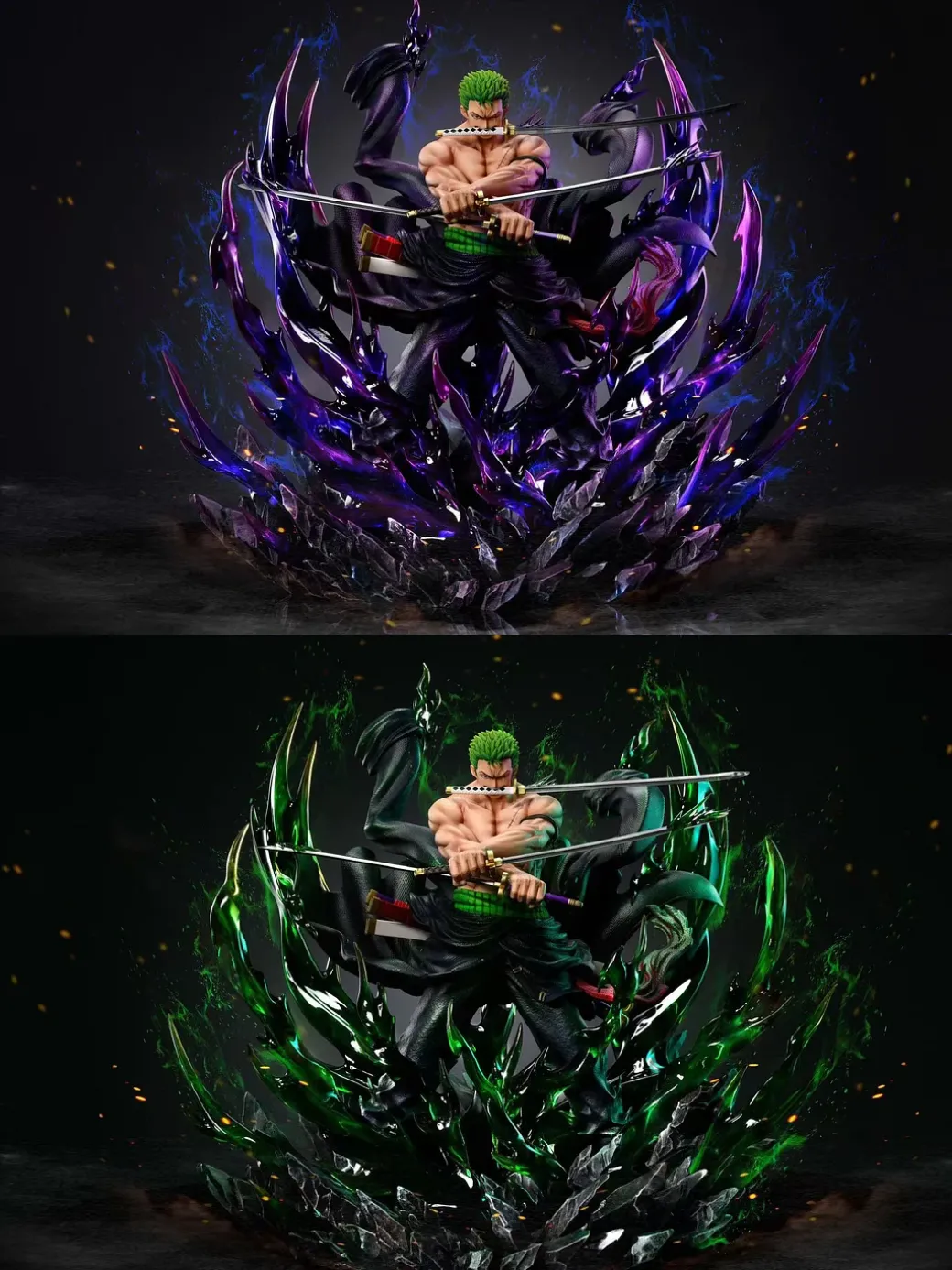 Angry Roronoa Zoro - ONE PIECE Resin Statue - T-H Studios