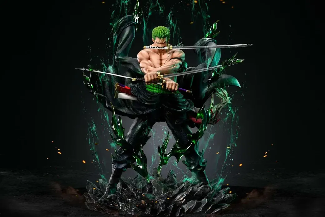 Angry Roronoa Zoro - ONE PIECE Resin Statue - T-H Studios