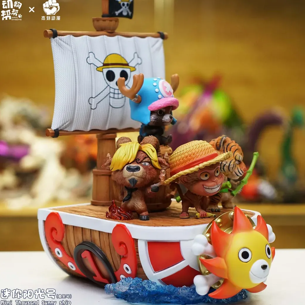 Animal Cosplay Series Mini Thousand Sunny & Animal Team - ONE PIECE Resin Statue - JacksMake Studio