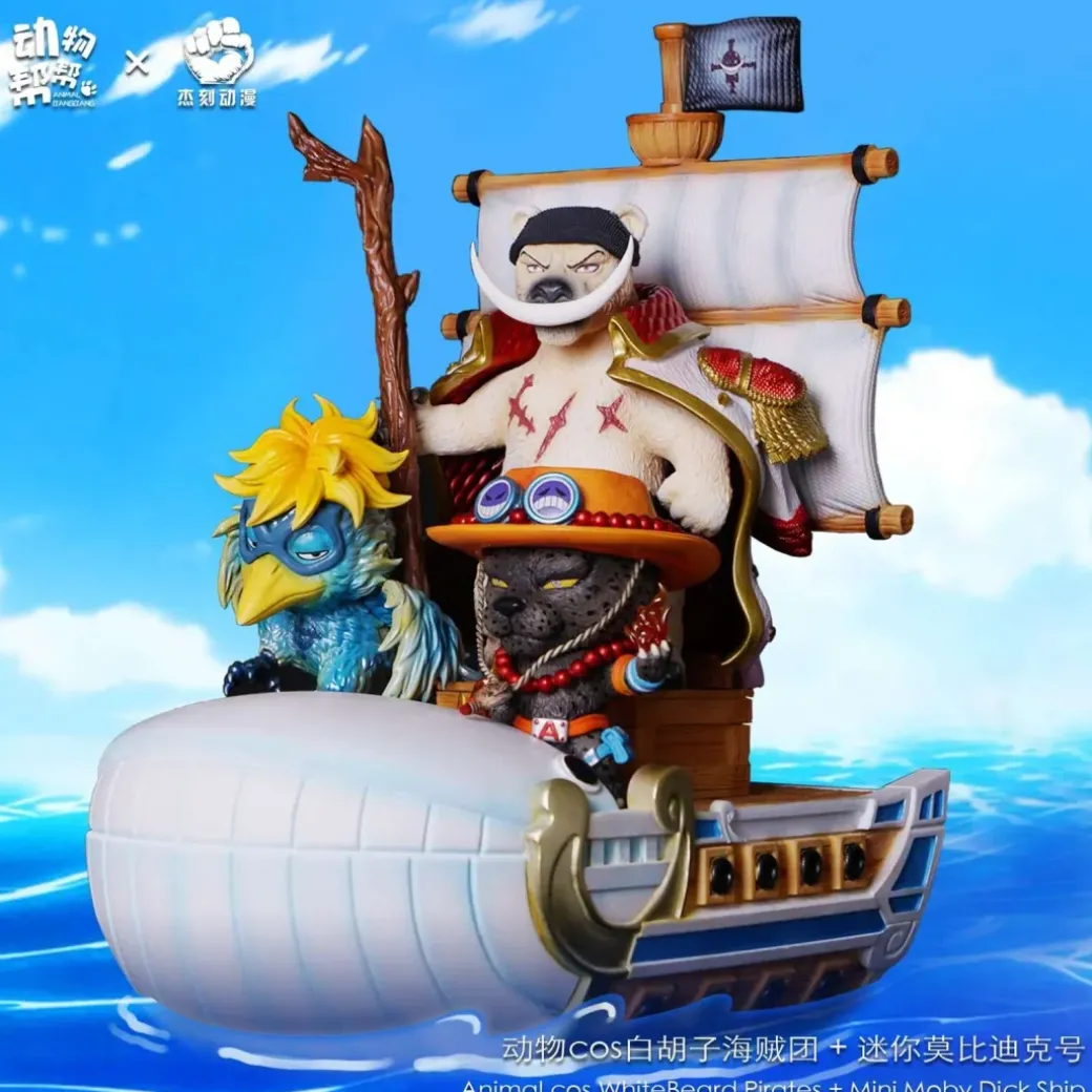 Animals Cosplay Whitebeard Pirates - ONE PIECE Resin Statue - JacksDo Studios